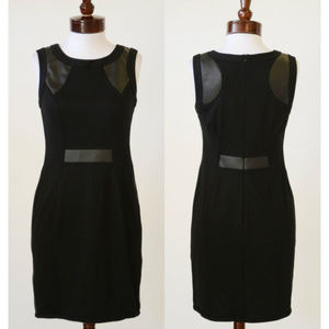 Anthropologie Yoana Dress Leather Panel Bodycon 6